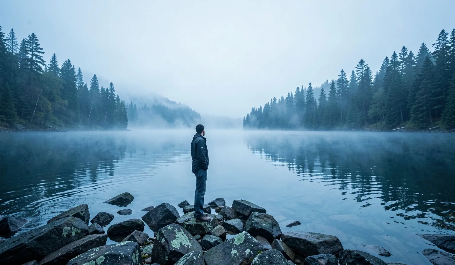 Atmospheric Canadian forest